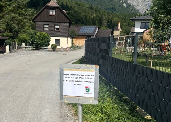 Sperre Dorfstraße