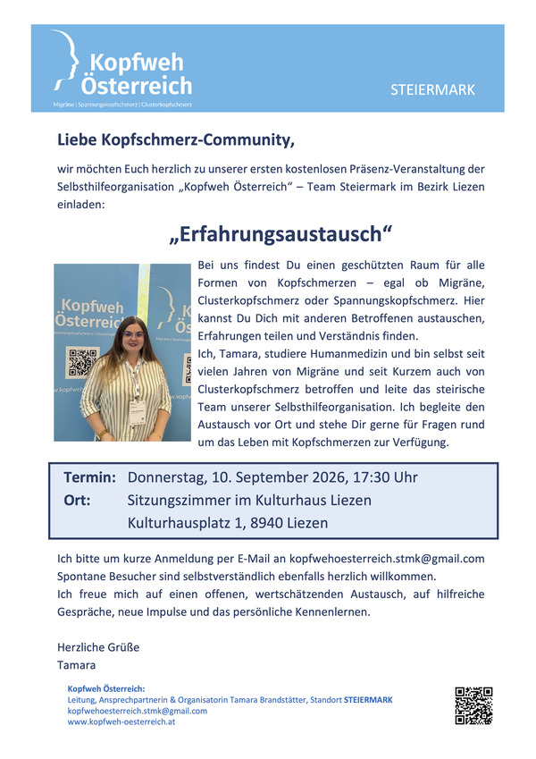 Kopfweh Erfahrungsaustausch